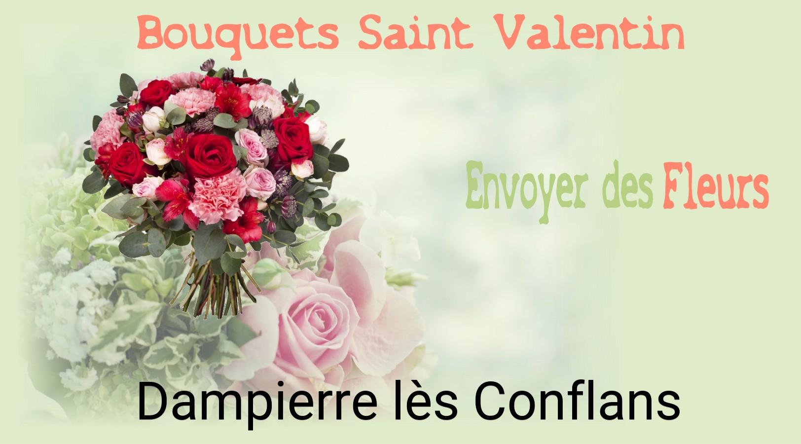 Roses de Saint-Valentin livrées à Dampierre-lès-Conflans